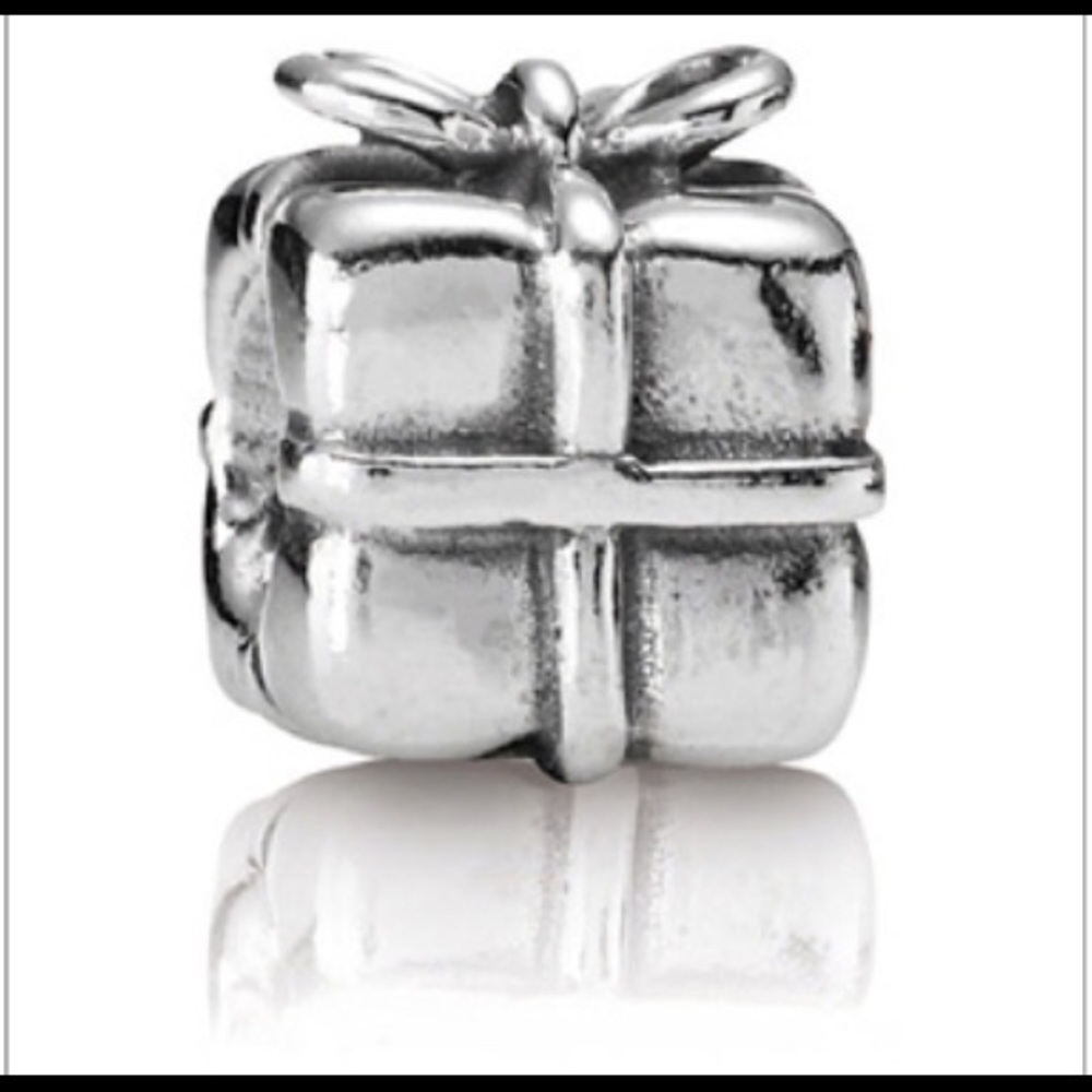 Pandora Retired Gift Box Present Charm Sterling